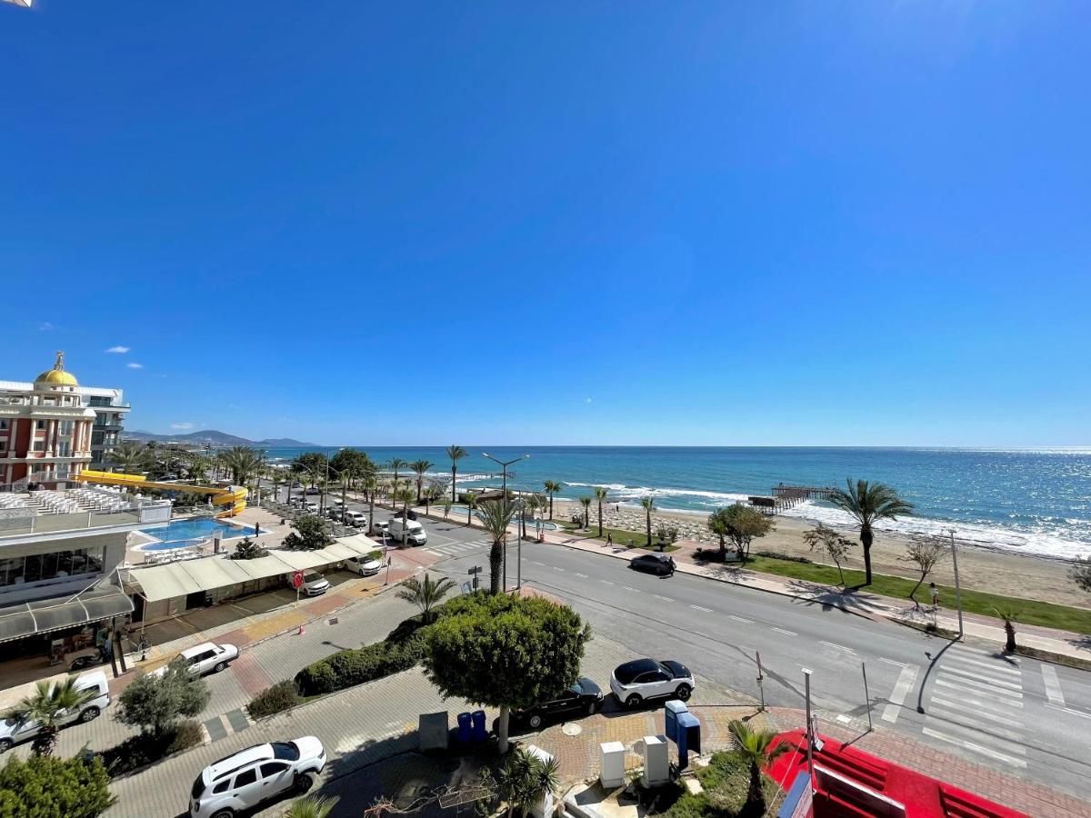 Sa Apartments! Beachfront Apartment With Sea View & Pool Alanya Luaran gambar