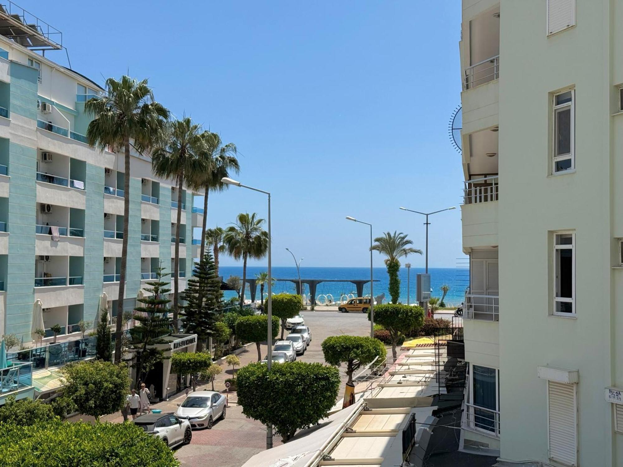 Sa Apartments! Beachfront Apartment With Sea View & Pool Alanya Luaran gambar