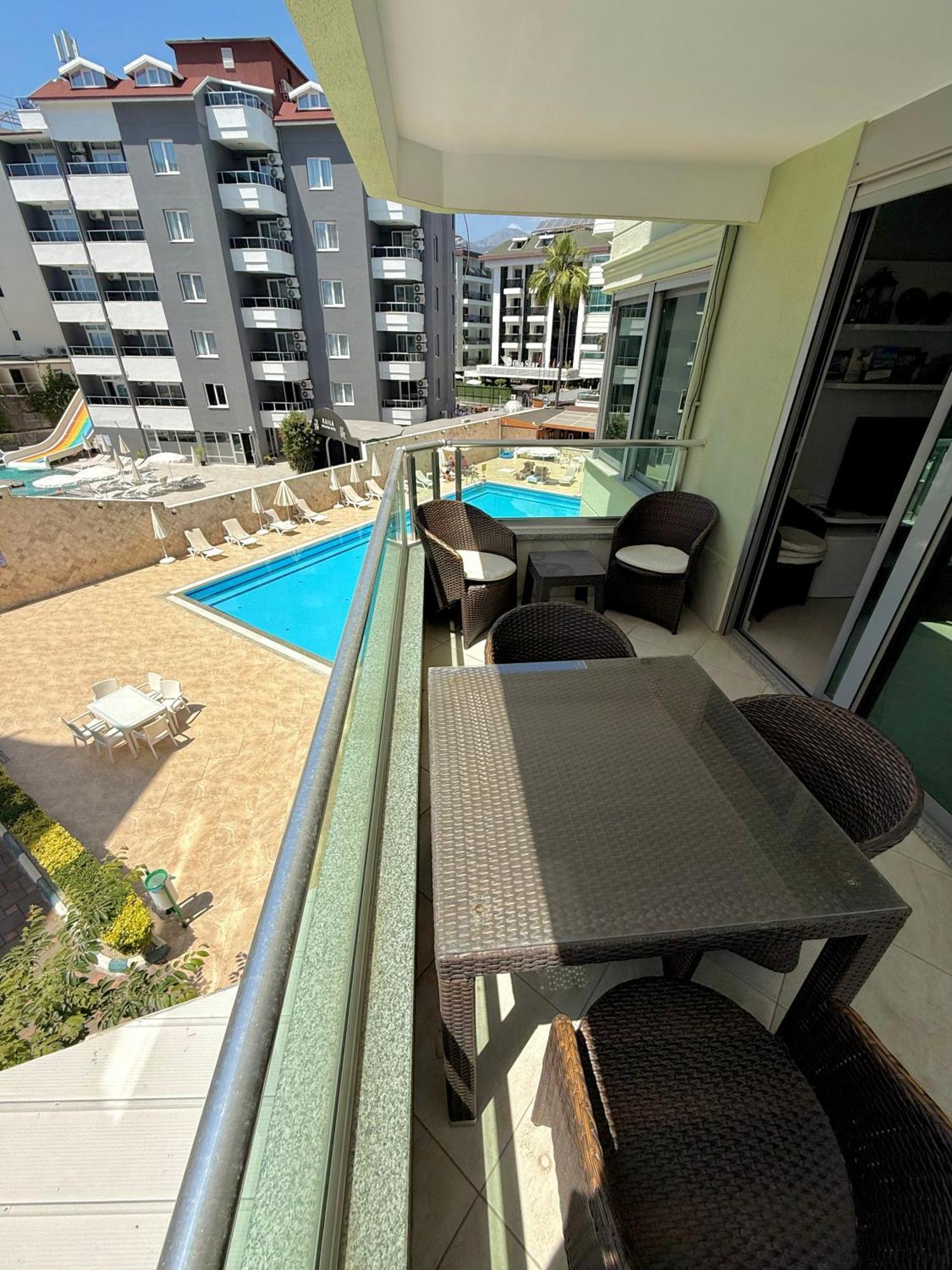 Sa Apartments! Beachfront Apartment With Sea View & Pool Alanya Luaran gambar