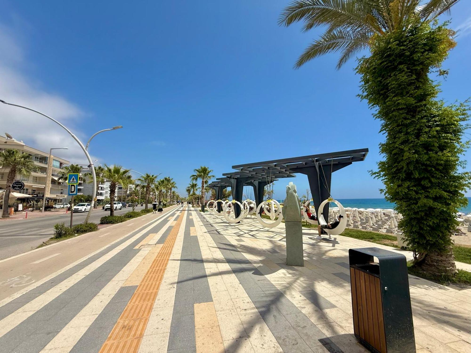 Sa Apartments! Beachfront Apartment With Sea View & Pool Alanya Luaran gambar