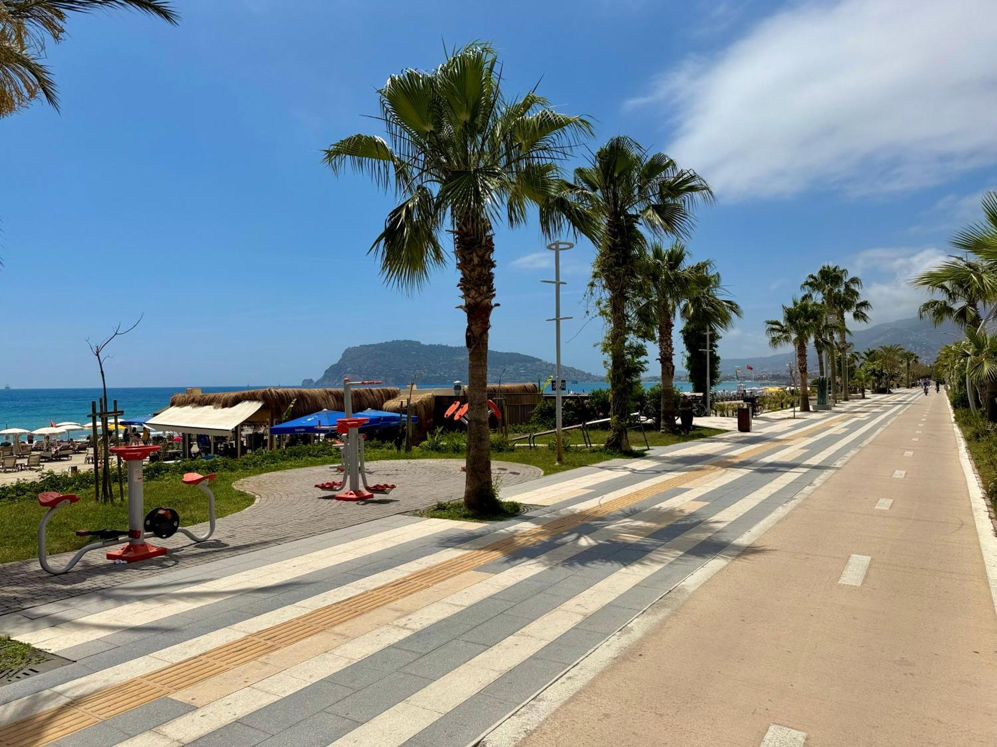 Sa Apartments! Beachfront Apartment With Sea View & Pool Alanya Luaran gambar