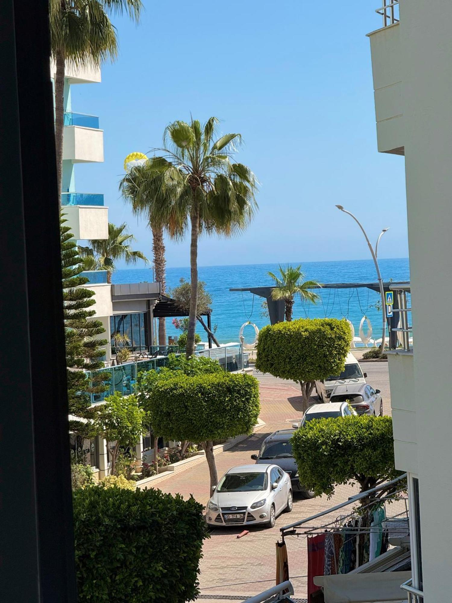 Sa Apartments! Beachfront Apartment With Sea View & Pool Alanya Luaran gambar