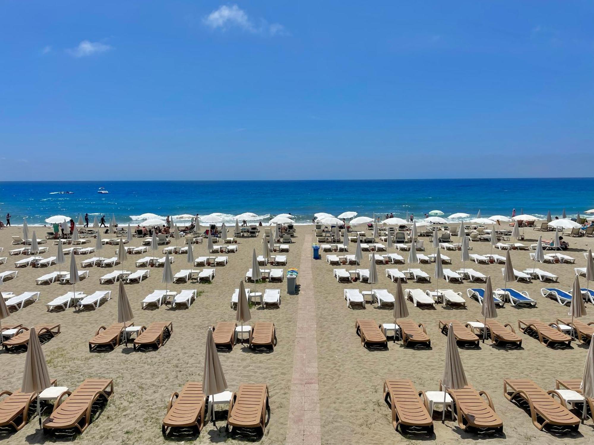 Sa Apartments! Beachfront Apartment With Sea View & Pool Alanya Luaran gambar