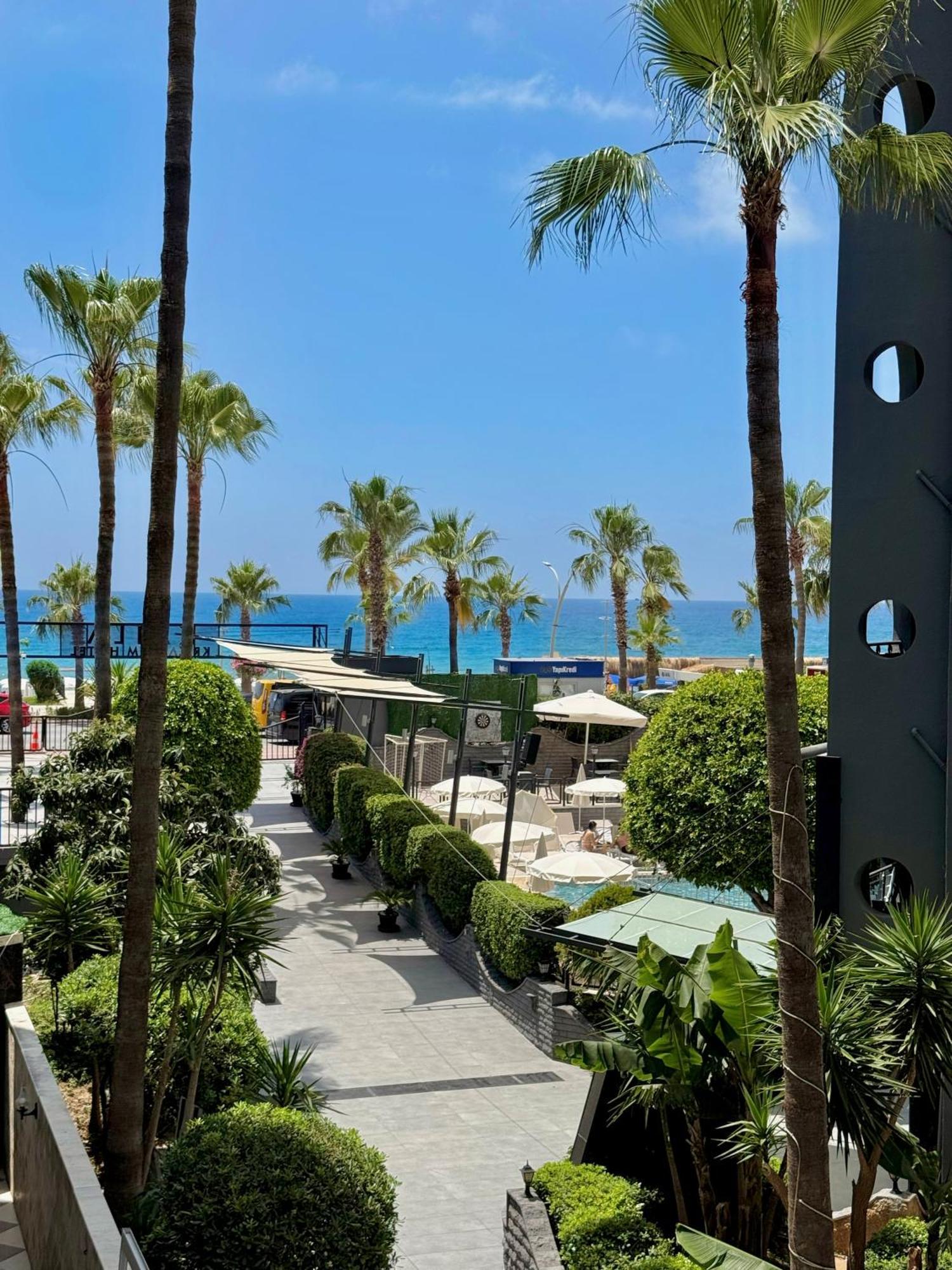 Sa Apartments! Beachfront Apartment With Sea View & Pool Alanya Luaran gambar